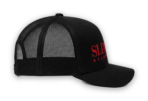 Slimzos Recordings trucker cap, black