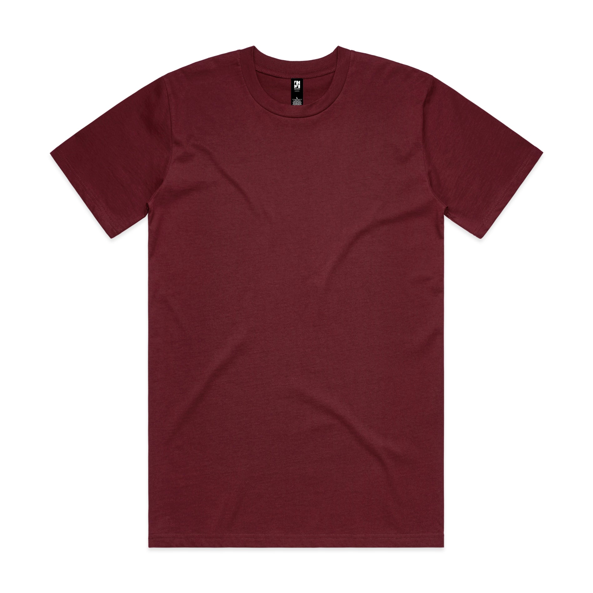 Atlas Tee in burgundy