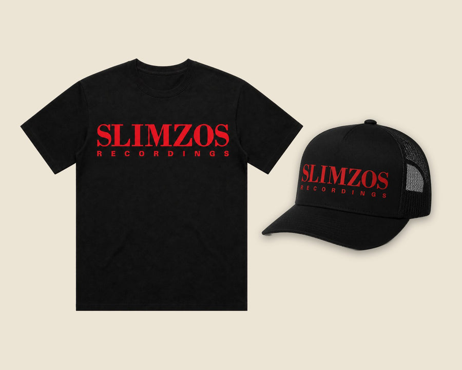Slimzos Combo / Black Tee + Cap