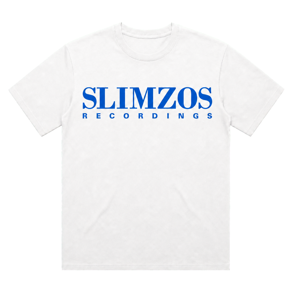 Slimzos Recordings Tee / White (Blue Print)